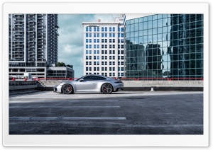 Porsche Photoshoot on a Building Rooftop Ultra HD Wallpaper for 4K UHD Widescreen Desktop, Lockscreen, Screensaver, TV, Tablet, Smartphone