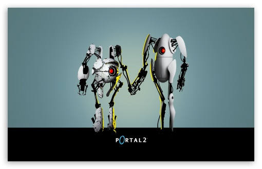 Portal 2 Robots UltraHD Wallpaper for Wide 16:10 5:3 Widescreen WHXGA WQXGA WUXGA WXGA WGA ; Mobile 5:3 - WGA ;