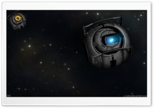 Portal 2 Wheatley In Space Ultra HD Wallpaper for 4K UHD Widescreen desktop, tablet & smartphone