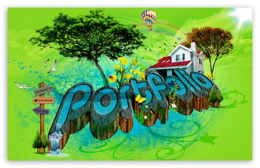 Portfolio UltraHD Wallpaper for Widescreen 16:10 ;