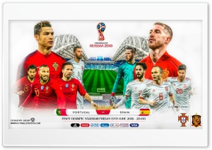 PORTUGAL - SPAIN WORLD CUP 2018 Ultra HD Wallpaper for 4K UHD Widescreen desktop, tablet & smartphone