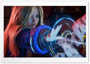 PRAGMATA Game - Android Diana 4K UHD Wallpaper for Widescreen and UltraWide Desktop, UltraHD TV, Smartphone, Tablet