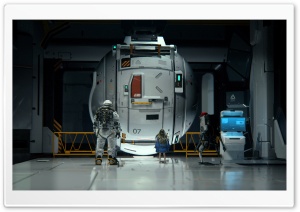 PRAGMATA Shelter 4K UHD Wallpaper for Widescreen and UltraWide Desktop, UltraHD TV, Smartphone, Tablet