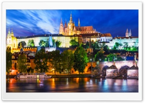Prague Castle, the Largest Ancient Castle in the World Ultra HD Wallpaper for 4K UHD Widescreen desktop, tablet & smartphone