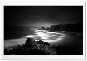 Praia de Odeceixe Mar beach Ultra HD Wallpaper for 4K UHD Widescreen desktop, tablet & smartphone