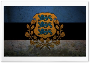 Presidential Flag Of Estonia Ultra HD Wallpaper for 4K UHD Widescreen desktop, tablet & smartphone