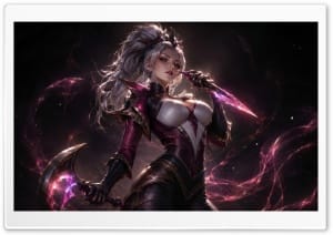 Prestige Coven Akali League of Legends 4K UHD Wallpaper for Widescreen and UltraWide Desktop, UltraHD TV, Smartphone, Tablet