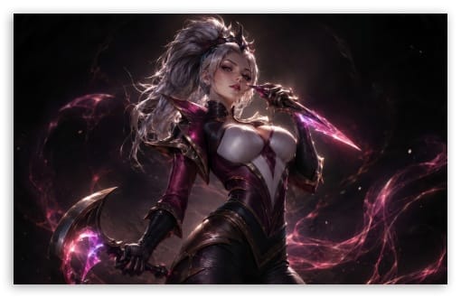 Prestige Coven Akali League of Legends UltraHD Wallpaper for UHD 16:9 ; HD 16:9 ; UltraWide 21:9 24:10 32:9 32:10 ; Widescreen 16:10 ; Tablet 1:1 ; Mobile 9:16 9:19.5 9:20 ; Dual 16:10 16:9 ;