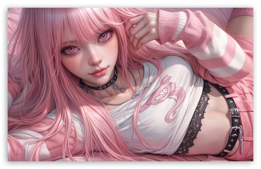 Pretty Anime Girl with Pink Long Hair UltraHD Wallpaper for UHD 16:9 ; HD 16:9 ; UltraWide 21:9 24:10 32:9 32:10 ; Widescreen 16:10 5:3 ; Fullscreen 4:3 5:4 3:2 ; Tablet 1:1 ; Mobile 9:16 9:19.5 9:20 10:16 2:3 3:5 3:4 ; Dual 16:10 5:3 16:9 4:3 5:4 3:2 ;