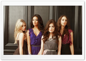 Pretty Little Liars Cast Ultra HD Wallpaper for 4K UHD Widescreen Desktop, Lockscreen, Screensaver, TV, Tablet, Smartphone