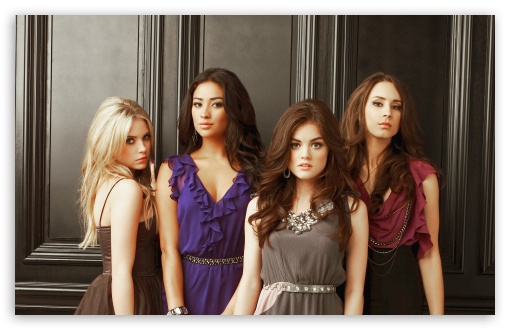 Pretty Little Liars Cast UltraHD Wallpaper for Widescreen 16:10 ;