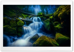 Proxy Falls, Washington 4K UHD Wallpaper for Widescreen and UltraWide Desktop, UltraHD TV, Smartphone, Tablet