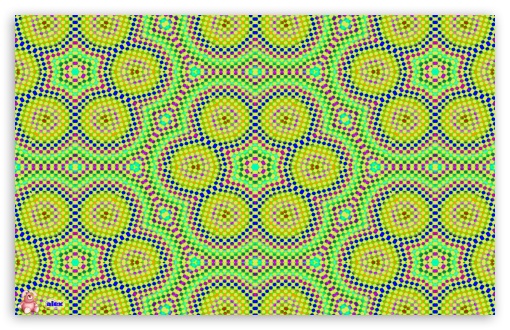 Psychedelic Dots UltraHD Wallpaper for Widescreen 16:10 5:3 ;