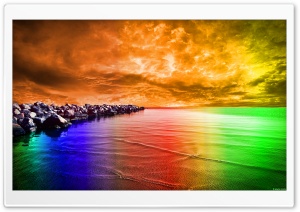 Psychedelic Landscape Ultra HD Wallpaper for 4K UHD Widescreen desktop, tablet & smartphone