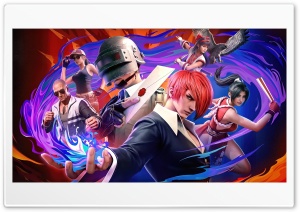 Pubg Mobile X The King Of Fighters 4K UHD Wallpaper for Widescreen and UltraWide Desktop, UltraHD TV, Smartphone, Tablet
