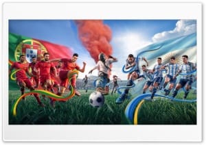 Pubg X FIFA World Cup 2026 4K UHD Wallpaper for Widescreen and UltraWide Desktop, UltraHD TV, Smartphone, Tablet