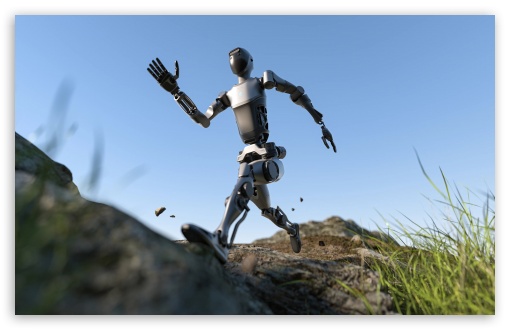 Pudu D9 AI Humanoid Robot UltraHD Wallpaper for UHD 16:9 ; HD 16:9 ; UltraWide 21:9 24:10 32:9 32:10 ; Widescreen 16:10 ; Tablet 1:1 ; Mobile 9:16 9:19.5 9:20 9:21 9:22 ; Dual 16:10 16:9 ;