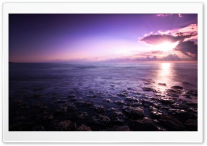 Purple Evening Sky Ultra HD Wallpaper for 4K UHD Widescreen desktop, tablet & smartphone