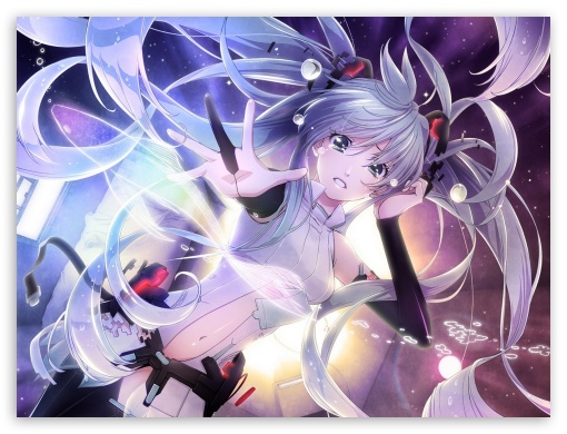 purple girl UltraHD Wallpaper for Fullscreen 4:3 ;