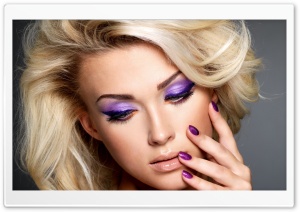 Purple Makeup Ultra HD Wallpaper for 4K UHD Widescreen desktop, tablet & smartphone