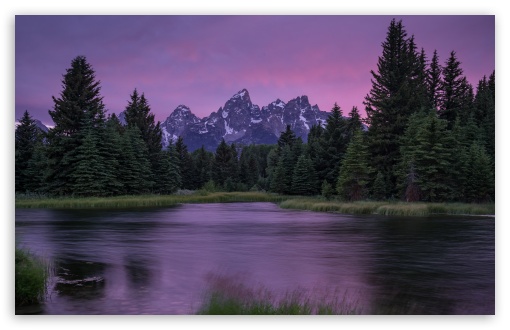 Purple Sky Reflected in the Mountain Lake UltraHD Wallpaper for UHD 16:9 ; HD 16:9 ; UltraWide 21:9 24:10 32:9 32:10 ; Widescreen 16:10 5:3 ; Fullscreen 4:3 5:4 3:2 ; Tablet 1:1 ; Dual 16:10 5:3 16:9 4:3 5:4 3:2 ;