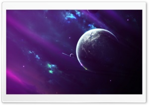 Purple Space Clouds Ultra HD Wallpaper for 4K UHD Widescreen desktop, tablet & smartphone