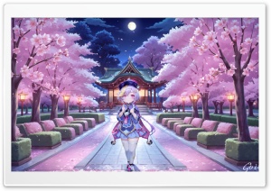 Qiqi - Genshin Impact 4K UHD Wallpaper for Widescreen and UltraWide Desktop, UltraHD TV, Smartphone, Tablet
