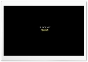 Quack Ultra HD Wallpaper for 4K UHD Widescreen desktop, tablet & smartphone