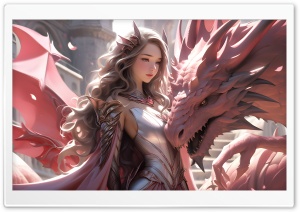 Queen of Dragons Ultra HD Wallpaper for 4K UHD Widescreen desktop, tablet & smartphone