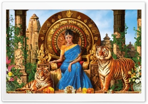 queen of the tigers 4K UHD Wallpaper for Widescreen and UltraWide Desktop, UltraHD TV, Smartphone, Tablet
