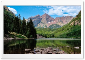 Quiet Mountain Lake 4K UHD Wallpaper for Widescreen and UltraWide Desktop, UltraHD TV, Smartphone, Tablet