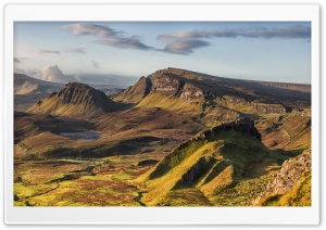 Quiraing Hill, Isle of Skye, Scotland Ultra HD Wallpaper for 4K UHD Widescreen desktop, tablet & smartphone