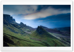 Quiraing Landslip in Scotland Ultra HD Wallpaper for 4K UHD Widescreen desktop, tablet & smartphone