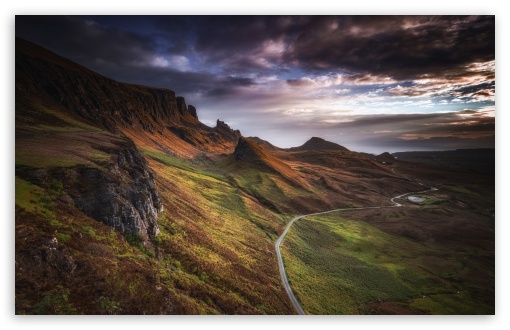 Quiraing Mountain Road Landscape, Isle of Skye, Scotland UltraHD Wallpaper for Wide 16:10 5:3 Widescreen WHXGA WQXGA WUXGA WXGA WGA ; UltraWide 21:9 24:10 ; 8K UHD TV 16:9 Ultra High Definition 2160p 1440p 1080p 900p 720p ; UHD 16:9 2160p 1440p 1080p 900p 720p ; Standard 4:3 5:4 3:2 Fullscreen UXGA XGA SVGA QSXGA SXGA DVGA HVGA HQVGA ( Apple PowerBook G4 iPhone 4 3G 3GS iPod Touch ) ; Smartphone 16:9 3:2 5:3 2160p 1440p 1080p 900p 720p DVGA HVGA HQVGA ( Apple PowerBook G4 iPhone 4 3G 3GS iPod Touch ) WGA ; Tablet 1:1 ; iPad 1/2/Mini ; Mobile 4:3 5:3 3:2 16:9 5:4 - UXGA XGA SVGA WGA DVGA HVGA HQVGA ( Apple PowerBook G4 iPhone 4 3G 3GS iPod Touch ) 2160p 1440p 1080p 900p 720p QSXGA SXGA ;