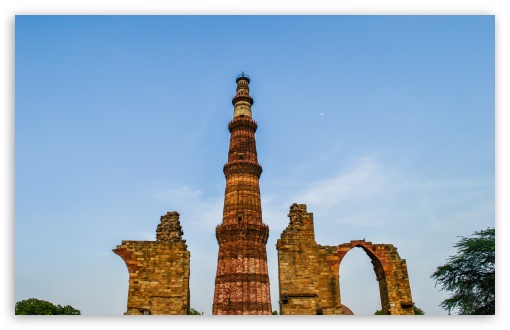 Qutub Minar UltraHD Wallpaper for UHD 16:9 ; HD 16:9 ; Widescreen 16:10 5:3 ; Fullscreen 3:2 ;