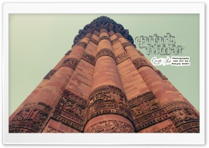 Qutub Minar, Delhi, India Ultra HD Wallpaper for 4K UHD Widescreen desktop, tablet & smartphone