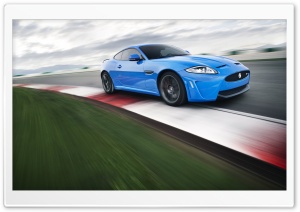 Racetrack   Blue Jaguar Ultra HD Wallpaper for 4K UHD Widescreen desktop, tablet & smartphone