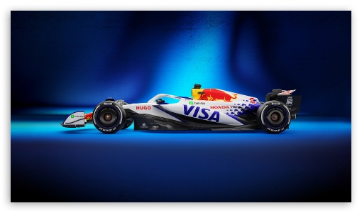 Racing Bulls F1 2025 UltraHD Wallpaper for HD 16:9 ;