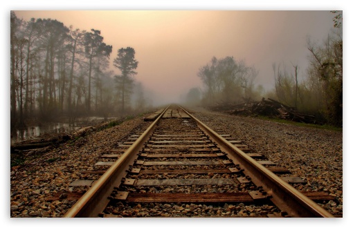 Railroad UltraHD Wallpaper for Widescreen 16:10 ;