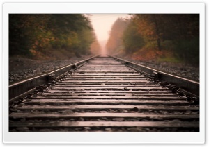 Railroad Tracks Ultra HD Wallpaper for 4K UHD Widescreen desktop, tablet & smartphone