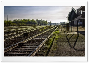 Railway Station Ultra HD Wallpaper for 4K UHD Widescreen desktop, tablet & smartphone