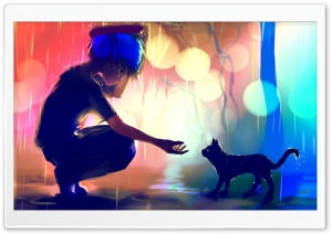 Rain Falling Ultra HD Wallpaper for 4K UHD Widescreen desktop, tablet & smartphone