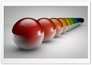 Rainbow Balls Ultra HD Wallpaper for 4K UHD Widescreen desktop, tablet & smartphone