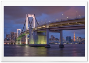 Rainbow Bridge, Tokyo Ultra HD Wallpaper for 4K UHD Widescreen desktop, tablet & smartphone