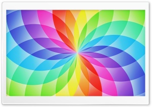 Rainbow Circles Ultra HD Wallpaper for 4K UHD Widescreen desktop, tablet & smartphone