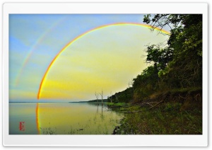 Rainbow, Clinton Lake Ultra HD Wallpaper for 4K UHD Widescreen desktop, tablet & smartphone