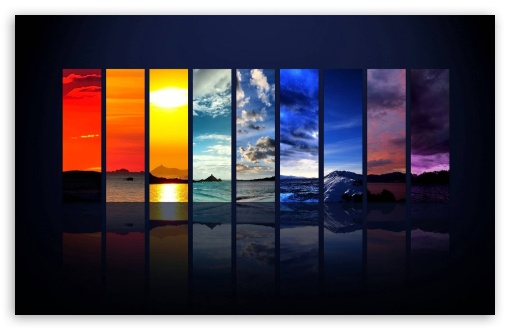 Rainbow Clouds Nature Sun Water UltraHD Wallpaper for Wide 16:10 Widescreen WHXGA WQXGA WUXGA WXGA ;