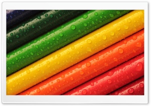 Rainbow Colored Pencils Ultra HD Wallpaper for 4K UHD Widescreen desktop, tablet & smartphone