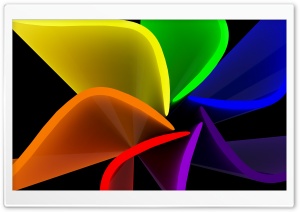 Rainbow Curve Ultra HD Wallpaper for 4K UHD Widescreen desktop, tablet & smartphone