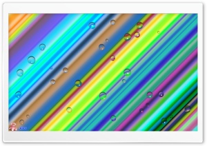 Rainbow Drops 4K UHD Wallpaper for Widescreen and UltraWide Desktop, UltraHD TV, Smartphone, Tablet